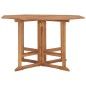 vidaXL Garten-Esstisch Klappbar 110x110x75 cm Massivholz Teak vidaXL Garten-Esstisch Klappbar 110x110x75 cm Massivholz Teak
