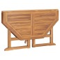 vidaXL Garten-Esstisch Klappbar 110x110x75 cm Massivholz Teak vidaXL Garten-Esstisch Klappbar 110x110x75 cm Massivholz Teak