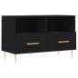 vidaXL TV-Schrank Schwarz 80x36x50 cm Holzwerkstoff vidaXL TV-Schrank Schwarz 80x36x50 cm Holzwerkstoff