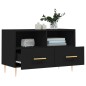vidaXL TV-Schrank Schwarz 80x36x50 cm Holzwerkstoff vidaXL TV-Schrank Schwarz 80x36x50 cm Holzwerkstoff