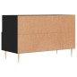 vidaXL TV-Schrank Schwarz 80x36x50 cm Holzwerkstoff vidaXL TV-Schrank Schwarz 80x36x50 cm Holzwerkstoff