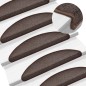 vidaXL 15 Stk. Treppenmatten Kaffeebraun 56 x 17 x 3 cm vidaXL 15 Stk. Treppenmatten Kaffeebraun 56 x 17 x 3 cm