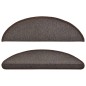 vidaXL 15 Stk. Treppenmatten Kaffeebraun 56 x 17 x 3 cm vidaXL 15 Stk. Treppenmatten Kaffeebraun 56 x 17 x 3 cm