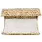Katzenbett mit Kissen Wasserhyazinthe 37 x 20 x 20 cm Katzenbett mit Kissen Wasserhyazinthe 37 x 20 x 20 cm