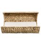 Katzenbett mit Kissen Wasserhyazinthe 37 x 20 x 20 cm Katzenbett mit Kissen Wasserhyazinthe 37 x 20 x 20 cm