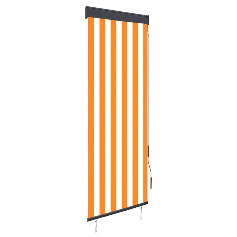 vidaXL Außenrollo 60 x 250 cm Weiß und Orange vidaXL Außenrollo 60 x 250 cm Weiß und Orange