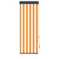 vidaXL Außenrollo 60 x 250 cm Weiß und Orange vidaXL Außenrollo 60 x 250 cm Weiß und Orange