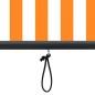 vidaXL Außenrollo 60 x 250 cm Weiß und Orange vidaXL Außenrollo 60 x 250 cm Weiß und Orange