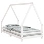 vidaXL Kinderbett Weiß 90x190 cm Massivholz Kiefer vidaXL Kinderbett Weiß 90x190 cm Massivholz Kiefer