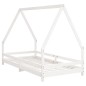vidaXL Kinderbett Weiß 90x190 cm Massivholz Kiefer vidaXL Kinderbett Weiß 90x190 cm Massivholz Kiefer