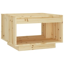 vidaXL Couchtisch 50x50x33,5 cm Tanne Massivholz