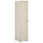 vidaXL Kunststoffschrank 40x43x164 cm Holzdesign Vanilleeis vidaXL Kunststoffschrank 40x43x164 cm Holzdesign Vanilleeis