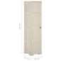 vidaXL Kunststoffschrank 40x43x164 cm Holzdesign Vanilleeis vidaXL Kunststoffschrank 40x43x164 cm Holzdesign Vanilleeis