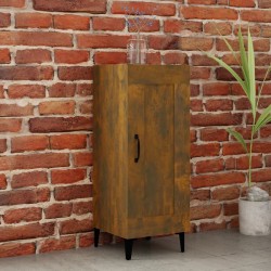 vidaXL Sideboard Räuchereiche 34,5x34x90 cm Holzwerkstoff