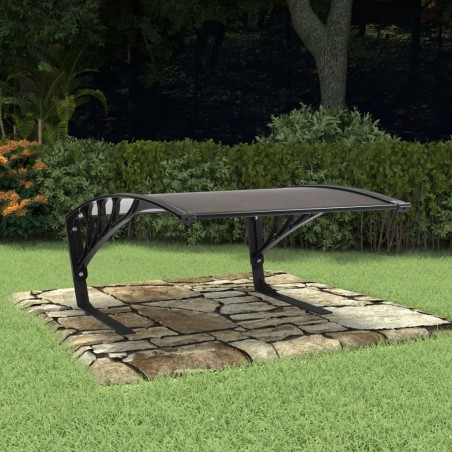 vidaXL Überdachung für Mähroboter 77×103×46 cm Schwarz