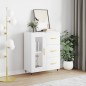 vidaXL Sideboard Weiß 69,5x34x90 cm Holzwerkstoff vidaXL Sideboard Weiß 69,5x34x90 cm Holzwerkstoff