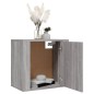 vidaXL Wand-Nachttisch Grau Sonoma 50x30x47 cm vidaXL Wand-Nachttisch Grau Sonoma 50x30x47 cm