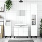 vidaXL Badschrank Weiß 30x30x100 cm Holzwerkstoff vidaXL Badschrank Weiß 30x30x100 cm Holzwerkstoff