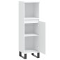 vidaXL Badschrank Weiß 30x30x100 cm Holzwerkstoff vidaXL Badschrank Weiß 30x30x100 cm Holzwerkstoff