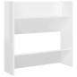 vidaXL Wand-Schuhschrank Hochglanz-Weiß 60x18x60 cm Holzwerkstoff vidaXL Wand-Schuhschrank Hochglanz-Weiß 60x18x60 cm Holzwerkstoff