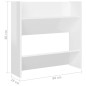 vidaXL Wand-Schuhschrank Hochglanz-Weiß 60x18x60 cm Holzwerkstoff vidaXL Wand-Schuhschrank Hochglanz-Weiß 60x18x60 cm Holzwerkstoff