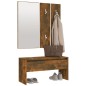 vidaXL Flurmöbel-Set Räuchereiche Holzwerkstoff vidaXL Flurmöbel-Set Räuchereiche Holzwerkstoff