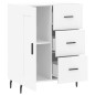 vidaXL Sideboard Weiß 69,5x34x90 cm Holzwerkstoff vidaXL Sideboard Weiß 69,5x34x90 cm Holzwerkstoff