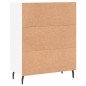 vidaXL Sideboard Weiß 69,5x34x90 cm Holzwerkstoff vidaXL Sideboard Weiß 69,5x34x90 cm Holzwerkstoff