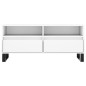 vidaXL TV-Schrank Weiß 100x34,5x44,5 cm Holzwerkstoff vidaXL TV-Schrank Weiß 100x34,5x44,5 cm Holzwerkstoff