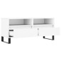 vidaXL TV-Schrank Weiß 100x34,5x44,5 cm Holzwerkstoff vidaXL TV-Schrank Weiß 100x34,5x44,5 cm Holzwerkstoff