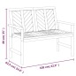 vidaXL 2-tlg. Garten-Lounge-Set Massivholz Akazie vidaXL 2-tlg. Garten-Lounge-Set Massivholz Akazie
