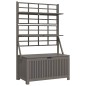vidaXL Truhe mit Rankgitter Grau 99x50x160 cm Massivholz Akazie vidaXL Truhe mit Rankgitter Grau 99x50x160 cm Massivholz Akazie