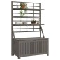 vidaXL Truhe mit Rankgitter Grau 99x50x160 cm Massivholz Akazie vidaXL Truhe mit Rankgitter Grau 99x50x160 cm Massivholz Akazie