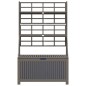 vidaXL Truhe mit Rankgitter Grau 99x50x160 cm Massivholz Akazie vidaXL Truhe mit Rankgitter Grau 99x50x160 cm Massivholz Akazie