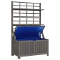 vidaXL Truhe mit Rankgitter Grau 99x50x160 cm Massivholz Akazie vidaXL Truhe mit Rankgitter Grau 99x50x160 cm Massivholz Akazie