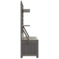 vidaXL Truhe mit Rankgitter Grau 99x50x160 cm Massivholz Akazie vidaXL Truhe mit Rankgitter Grau 99x50x160 cm Massivholz Akazie