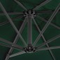 vidaXL Ampelschirm mit Aluminium-Mast Grün 250 x 250 cm vidaXL Ampelschirm mit Aluminium-Mast Grün 250 x 250 cm