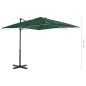 vidaXL Ampelschirm mit Aluminium-Mast Grün 250 x 250 cm vidaXL Ampelschirm mit Aluminium-Mast Grün 250 x 250 cm