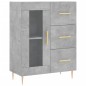 Highboard Betongrau 69,5x34x180 cm Holzwerkstoff Highboard Betongrau 69,5x34x180 cm Holzwerkstoff
