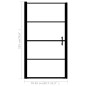 vidaXL Duschtür Mattes Hartglas 81x195 cm Schwarz vidaXL Duschtür Mattes Hartglas 81x195 cm Schwarz