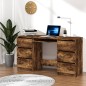 vidaXL Schreibtisch Räuchereiche 140x50x77 cm Holzwerkstoff vidaXL Schreibtisch Räuchereiche 140x50x77 cm Holzwerkstoff