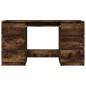 vidaXL Schreibtisch Räuchereiche 140x50x77 cm Holzwerkstoff vidaXL Schreibtisch Räuchereiche 140x50x77 cm Holzwerkstoff