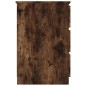 vidaXL Schreibtisch Räuchereiche 140x50x77 cm Holzwerkstoff vidaXL Schreibtisch Räuchereiche 140x50x77 cm Holzwerkstoff