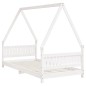 vidaXL Kinderbett Weiß 90x190 cm Massivholz Kiefer vidaXL Kinderbett Weiß 90x190 cm Massivholz Kiefer