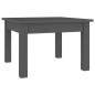 vidaXL Couchtisch Grau 45x45x30 cm Massivholz Kiefer vidaXL Couchtisch Grau 45x45x30 cm Massivholz Kiefer