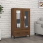 vidaXL Highboard Braun Eichen-Optik 70x31x115 cm Holzwerkstoff vidaXL Highboard Braun Eichen-Optik 70x31x115 cm Holzwerkstoff