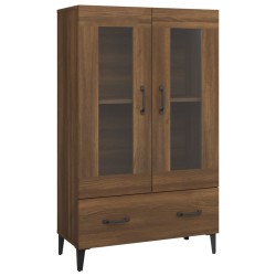 vidaXL Highboard Braun Eichen-Optik 70x31x115 cm Holzwerkstoff