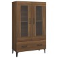 vidaXL Highboard Braun Eichen-Optik 70x31x115 cm Holzwerkstoff vidaXL Highboard Braun Eichen-Optik 70x31x115 cm Holzwerkstoff