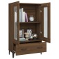 vidaXL Highboard Braun Eichen-Optik 70x31x115 cm Holzwerkstoff vidaXL Highboard Braun Eichen-Optik 70x31x115 cm Holzwerkstoff
