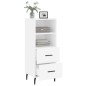 vidaXL Sideboard Weiß 34,5x34x90 cm Holzwerkstoff vidaXL Sideboard Weiß 34,5x34x90 cm Holzwerkstoff